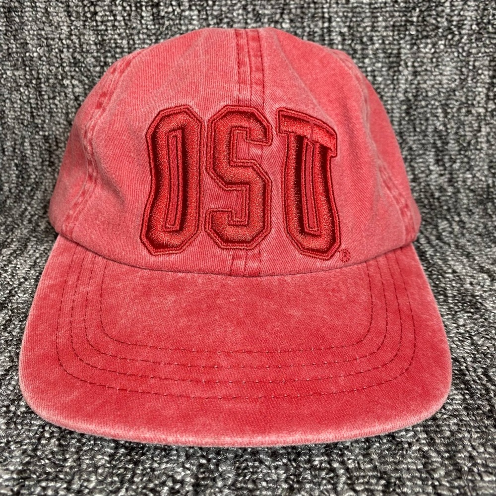 Ohio State Buckeyes OSU GDS Hat Cap Strapback Washed Red Embroidered Dad Hat NWT